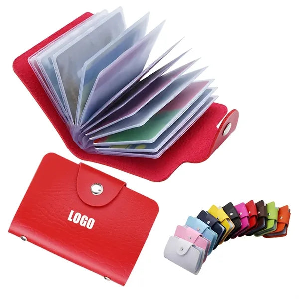 PU Leather RFID Credit Card Holder