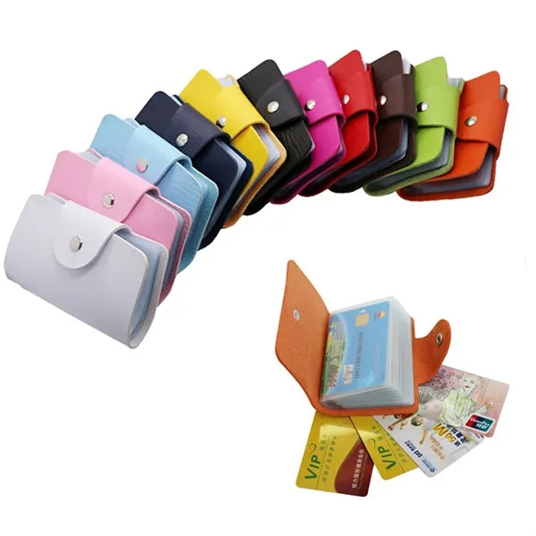 PU Leather RFID Credit Card Holder