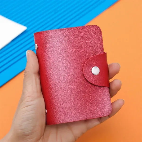 PU Leather RFID Credit Card Holder