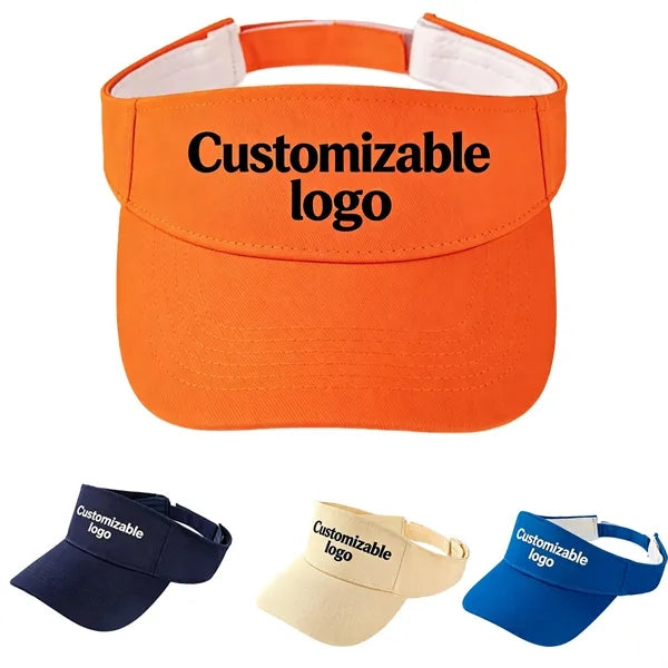 Cotton Sun Hat with Logo