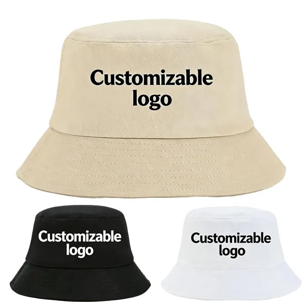 Cotton Sun Hat with Logo