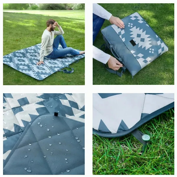 Outdoor Picnic Blanket Packable Tote