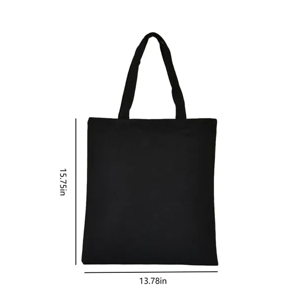 Vintage Washed Denim & Canvas Tote Bag