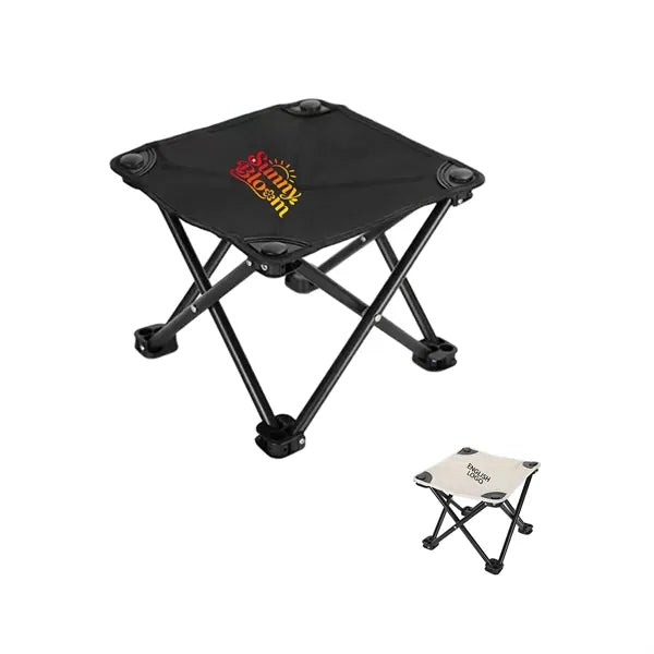 Portable Outdoor Folding Stool, Lightweight Collapsible Camp