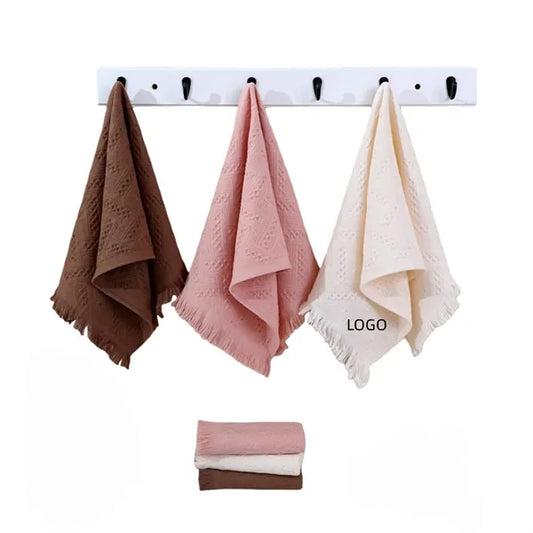 Pure Cotton Fringe Towel