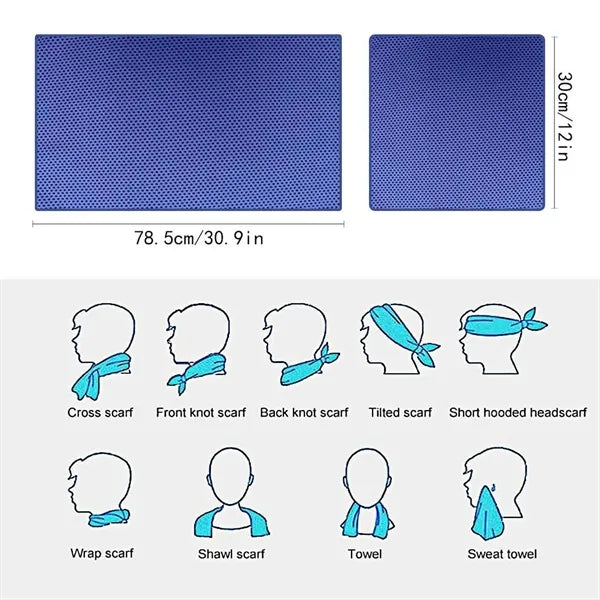 Quick-Drying Microfiber Sweat-Absorbing Cool Towel