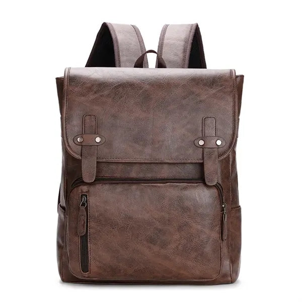 PU Leather Outdoor Backpack