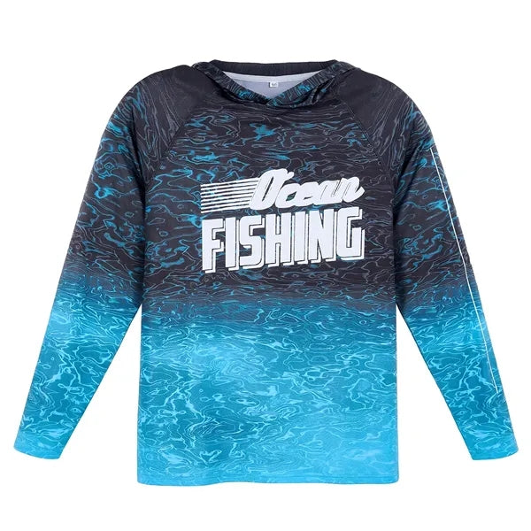 Unisex Custom Sublimated SolarProtec Fishing Hoodie 200GSM