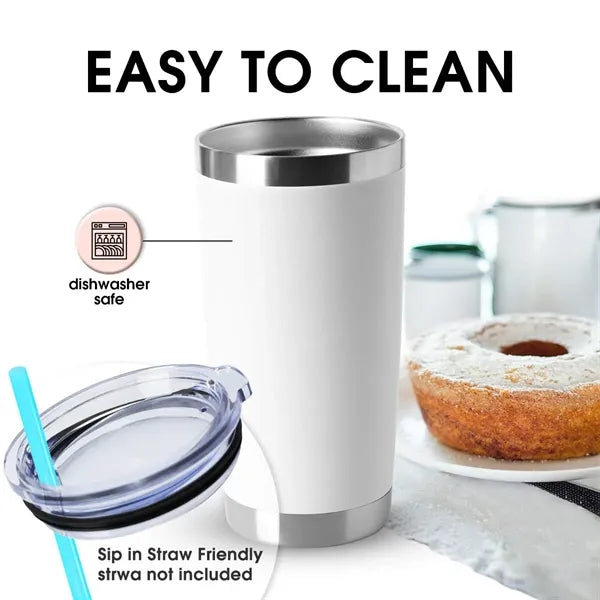20oz Tumblers Bulk Stainless Steel Cup with Lid