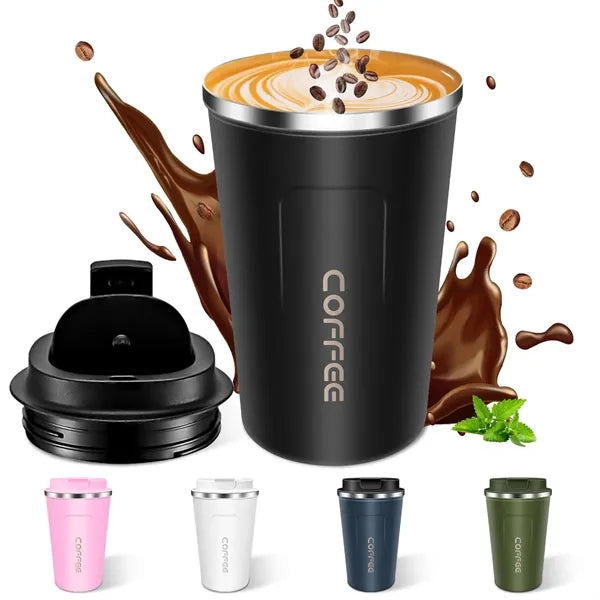 12 oz Travel Coffee Mug with Lid Pill Proof