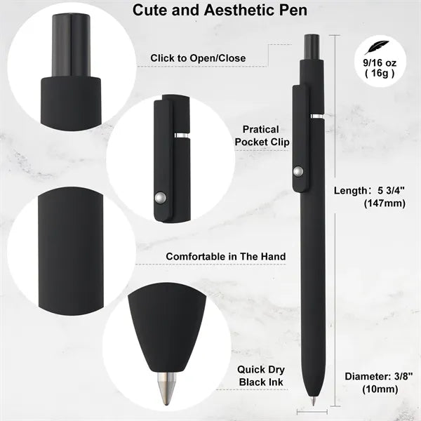 Black Ink Fine Point Smooth Writing Pens
