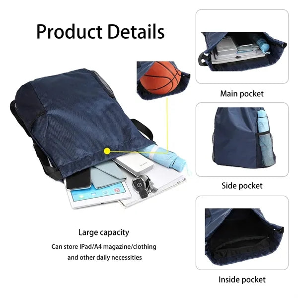 Waterproof Drawstring Bag Sports Gym