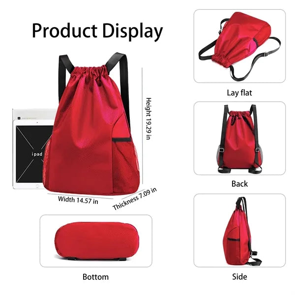 Waterproof Drawstring Bag Sports Gym