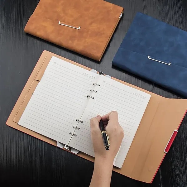 Metal Ring Loose Leaf Notebook