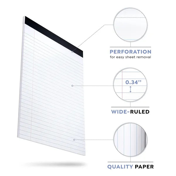 Legal Notepads 8.5 x 11