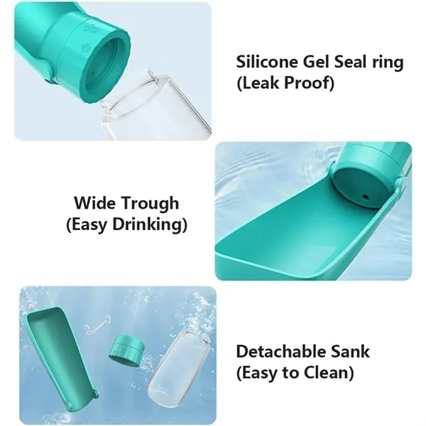 18 OZ Dog Water Bottle Portable for Walking