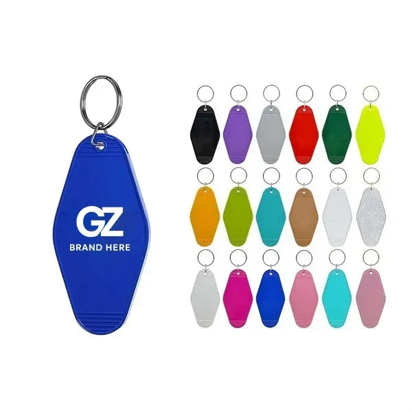 Colorful Plastic Hotel Keychain