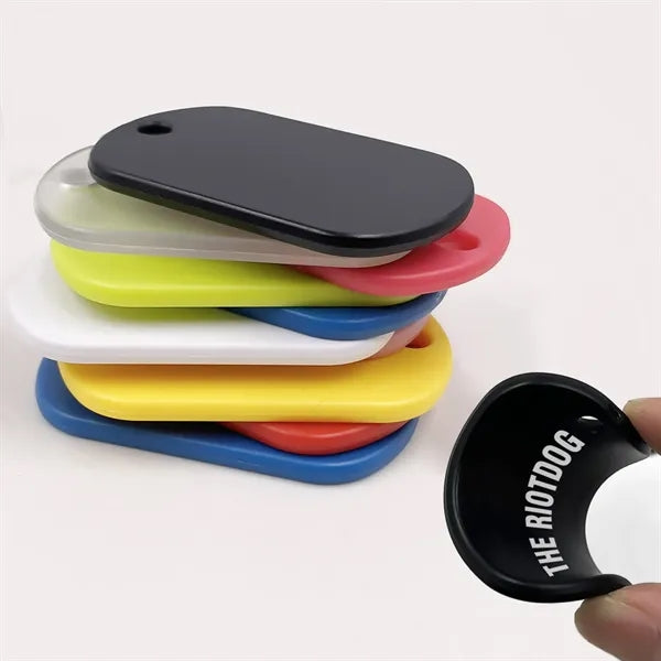 Oval Shape PVC Keychain