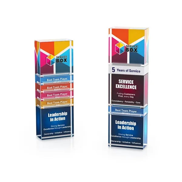 Clear Stackable Award Acrylic Top