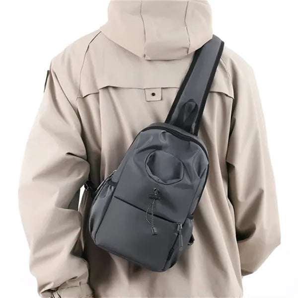 Anti Theft Sling Backpack Crossbody Bag Water Bottle Holder
