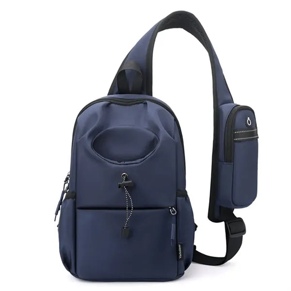 Anti Theft Sling Backpack Crossbody Bag Water Bottle Holder