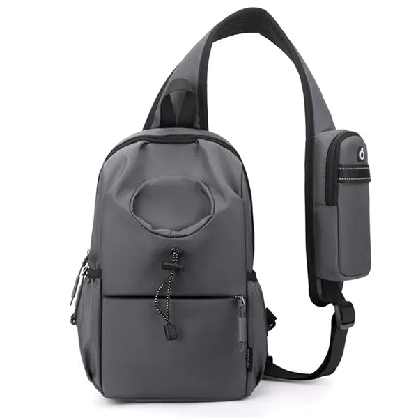 Anti Theft Sling Backpack Crossbody Bag Water Bottle Holder