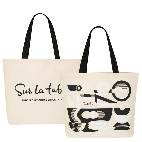Premium 12 oz Natural Cotton Full-Color Shopping Bag 20x15x5