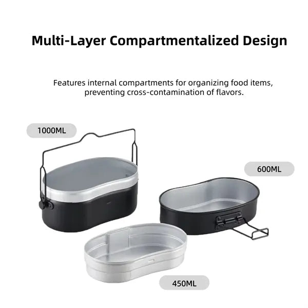 Camping Aluminum Lunch Box