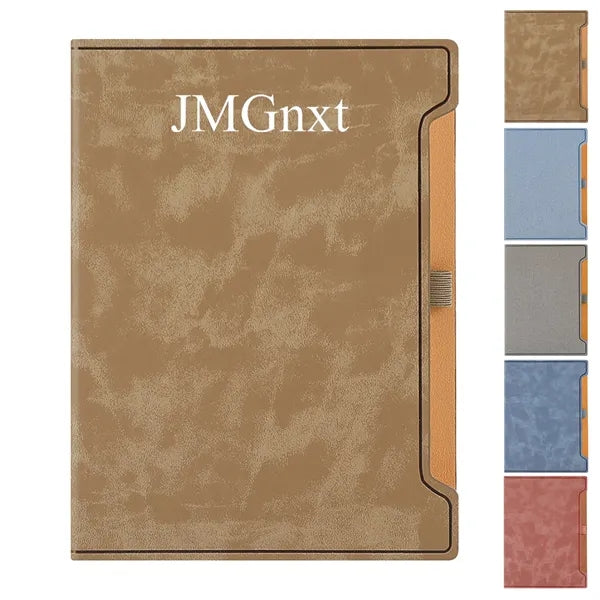A5 PU Notebook with Pen Holder