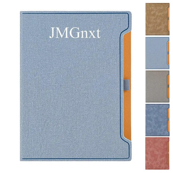 A5 PU Notebook with Pen Holder