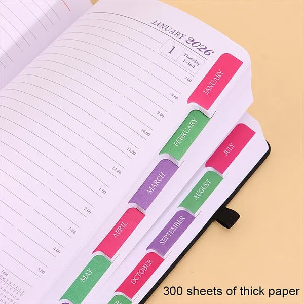 365 Planner PU Notebook with Pen Loop