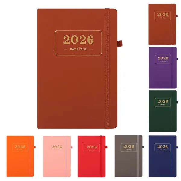 365 Planner PU Notebook with Pen Loop