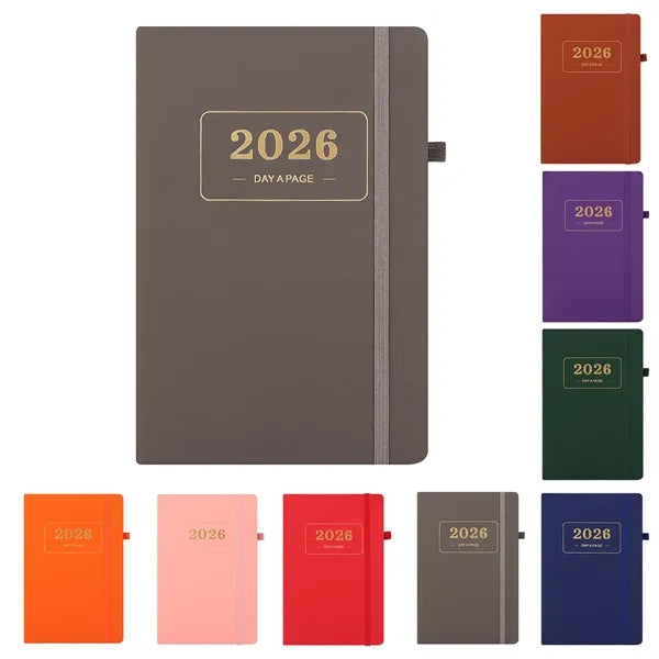 365 Planner PU Notebook with Pen Loop