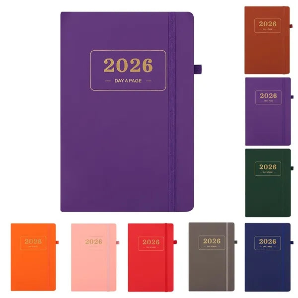 365 Planner PU Notebook with Pen Loop