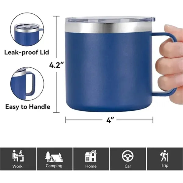 14 Oz Stainless Steel Vacuum Insulated Mug