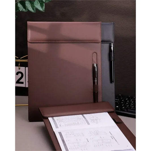 Magnetic PU Leather Menu & Document Holder