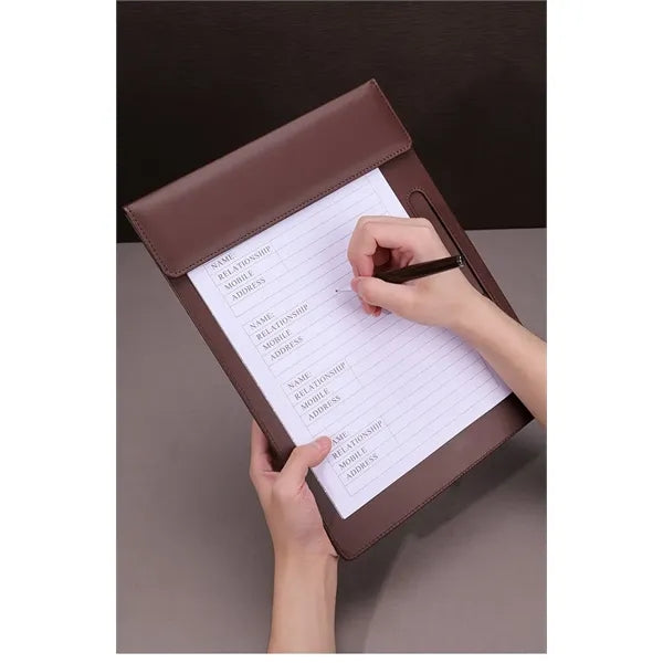 Magnetic PU Leather Menu & Document Holder