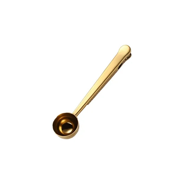 Stainless Steel Coffee Scoop Clip Measuring Spoon