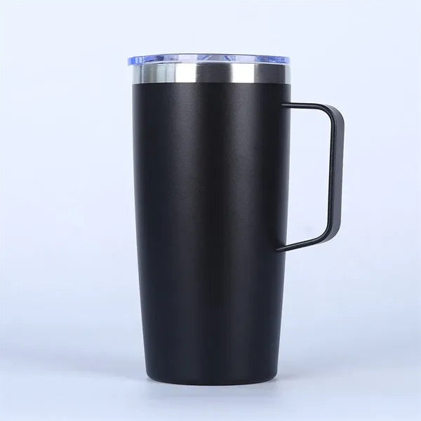 20 oz Travel Stainless Coffee Mug Tumbler w/ Lid Handle