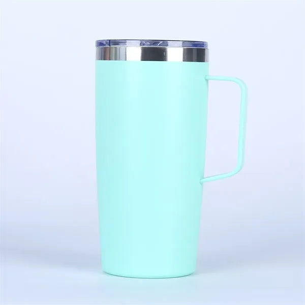 20 oz Travel Stainless Coffee Mug Tumbler w/ Lid Handle