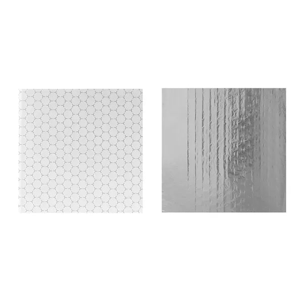 Premium Insulated Foil Wrap with Hexagonal Honeycomb Pattern