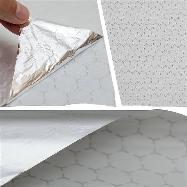 Premium Insulated Foil Wrap with Hexagonal Honeycomb Pattern