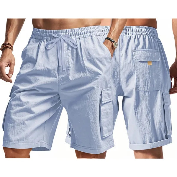 Men's Cargo Shorts Loose Fit Multi-Pocket