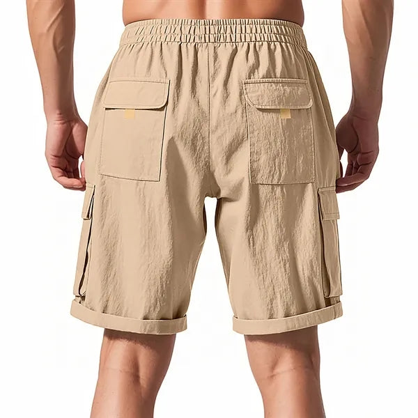 Men's Cargo Shorts Loose Fit Multi-Pocket