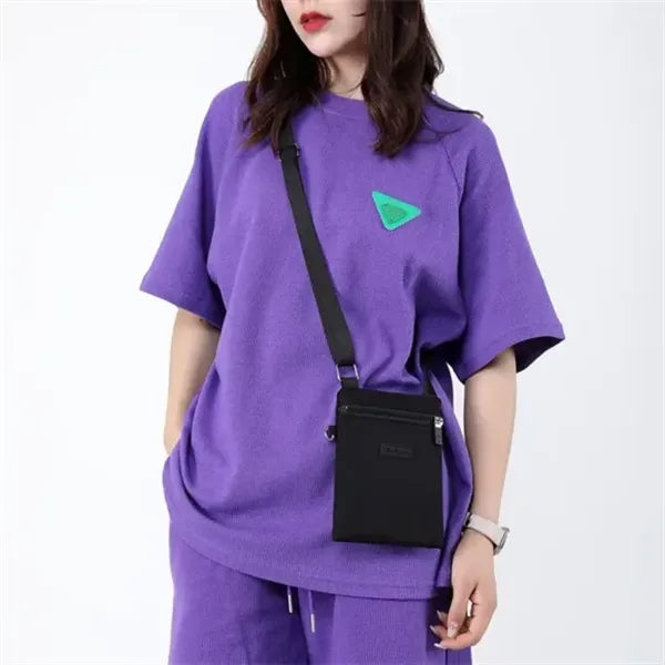 Square Nylon Water Resistant Multi Wear Crossbody Bag