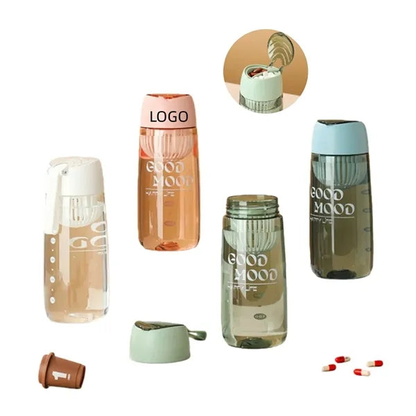 Two-in-One Pillbox and Water Cup
