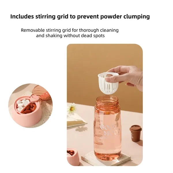 Two-in-One Pillbox and Water Cup