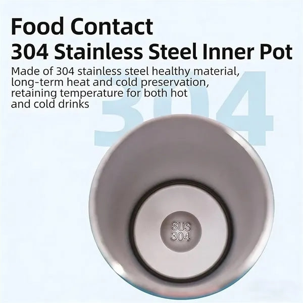 FreeSip Insulated Stainless Steel Water Bottle with Straw