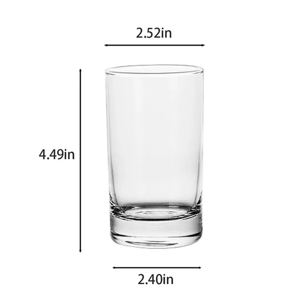 8.5 oz Dishwasher Safe Cocktail Highball Tumbler Glass