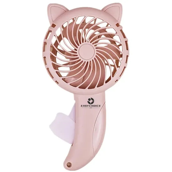 Cat Ear Hand Press Mini Handheld Fan